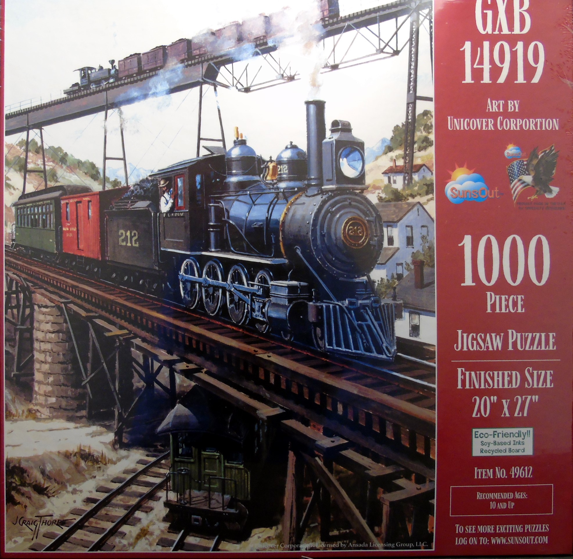 SunsOut GXB 14919 Train Puzzle